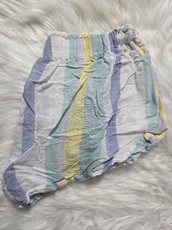 Love To Lounge Other - Love to Lounge Striped Crinkle Pajama Shorts